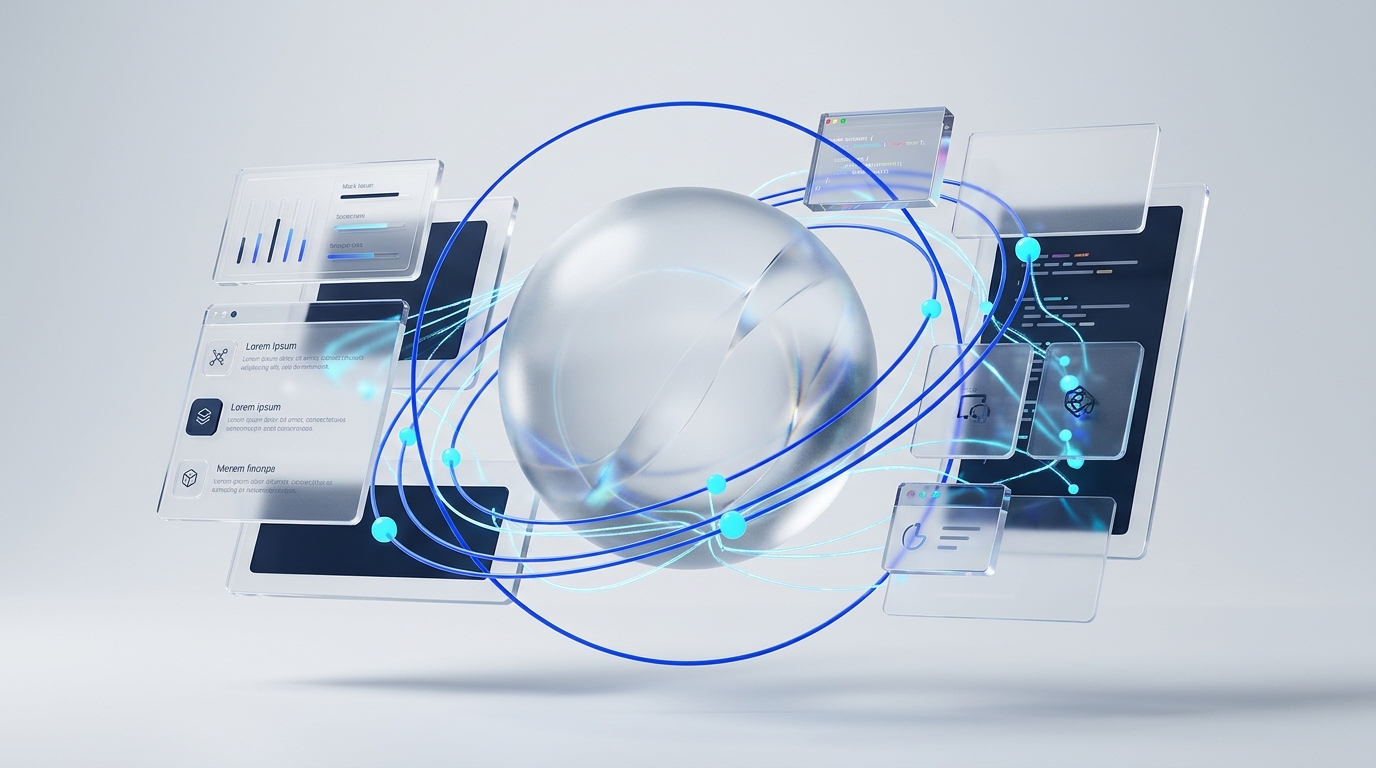 HiWorld 3D Glass Globe & Software Architecture